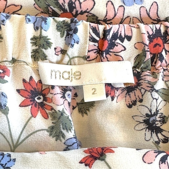 MAJE | Rinora Off The Shoulder Floral Dress - Picture 8 of 9